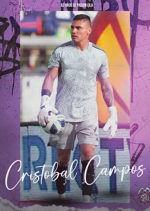 Así fue presentado Cristóbal Campos en San Antonio Unido. | Foto: SAU.