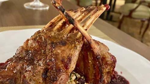 Receta de carré de cordero a la miel.