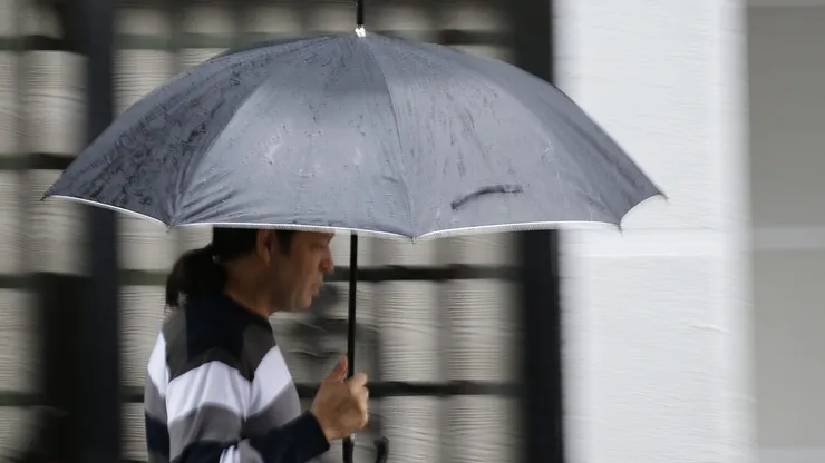 Lluvia en Santiago