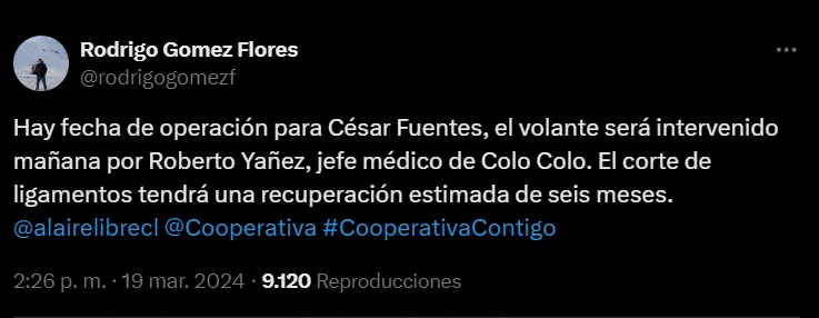 Captura Twitter.