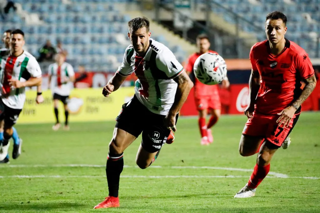 Palestino viene de la fase previa de la Copa Libertadores, al igual que Colo Colo. Foto: Byron Perez /Photosport
