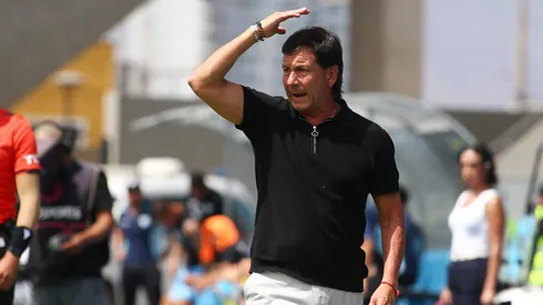 Fernando Díaz vio el partido ante Colo Colo en una caseta.