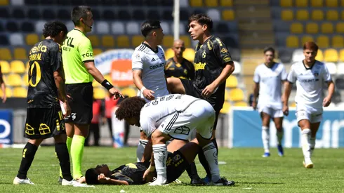 Maximiliano Falcón provocó una lesión que tendrá a Dixon Pereira de baja por tres meses.