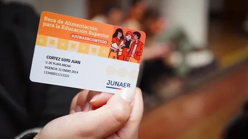 Tarjeta de la Junaeb