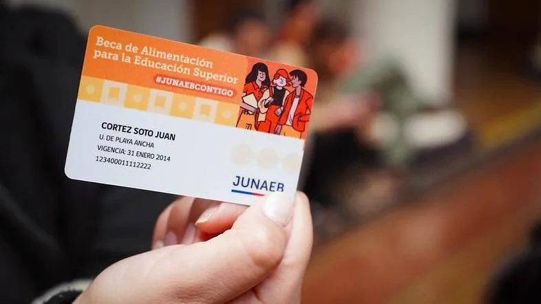 Tarjeta de la Junaeb