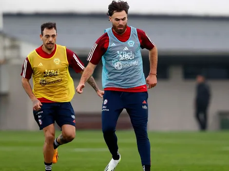 Ben Brereton fue parte del entrenamiento de la Roja