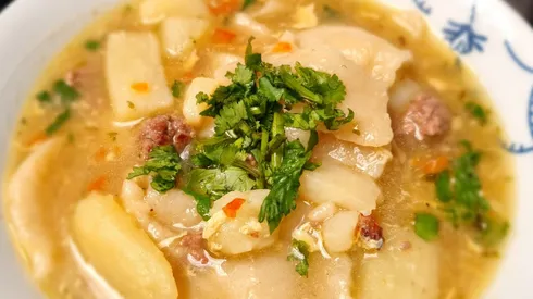 Receta de pantrucas.