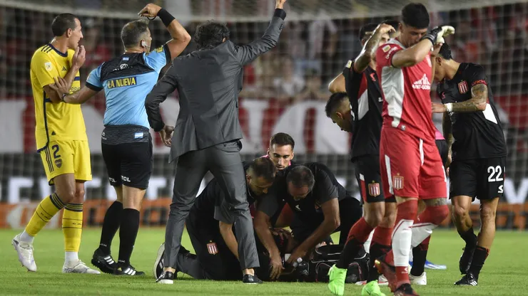Buenas noticias sobre Javier Altamirano tras momento de horror en el partido de Estudiantes y Boca.