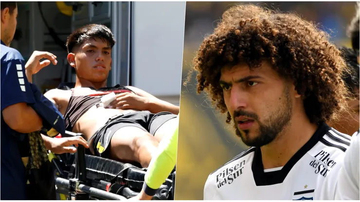 Dixon Pereira se fue al hospital tras chocar con el Peluca Falcón.