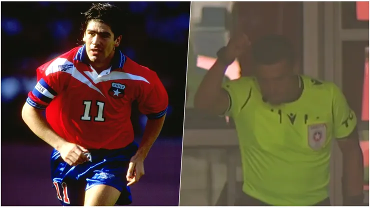 Árbitro asistente de Temuco vs. Antofagasta emula celebración de Marcelo Salas.