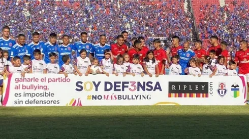 Universidad de Chile se sumó a la campaña Soy Defensa, en contra del bullying.