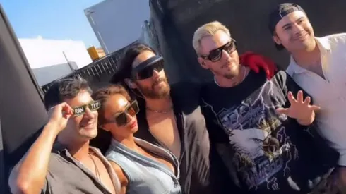 Pamela Díaz conoce a Jared Leto.