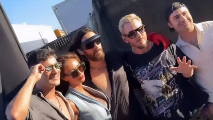 Pamela Díaz conoce a Jared Leto.