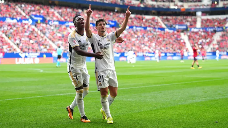 El Real Madrid gustó y goleó en su visita a Pamplona.