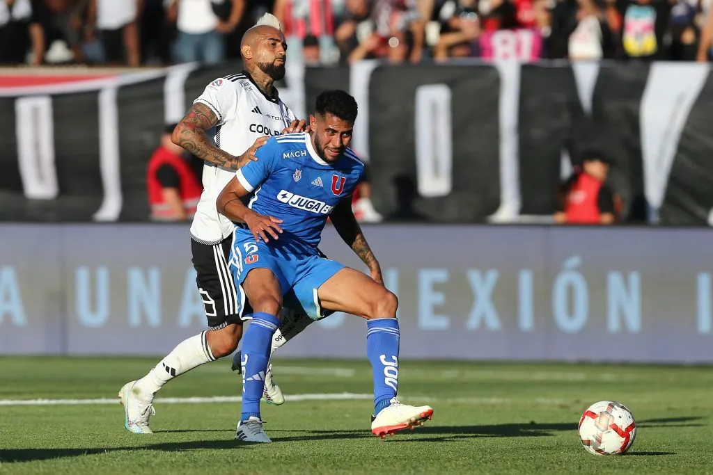 Los azules ganaron el Superclásico en el estadio Monumental. Foto: Javier Salvo/Photosport
