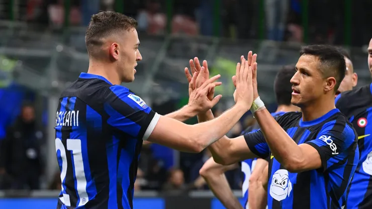 Asllani es cercano a Alexis Sánchez en el Inter.