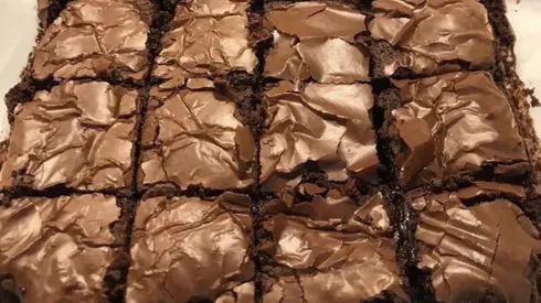 Receta de brownie paso a paso.