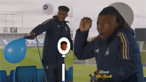 El Real Madrid juntó a sus dos volantes de la selección de Francia en una graciosa prueba de velocidad mental Merengue.