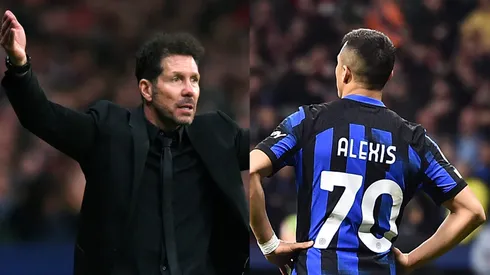 El Cholo Simeone fue DT de Alexis Sánchez en River Plate y en la Champions, siguió una conducta que sirvió de amuleto tras un fallo del tocopillano.