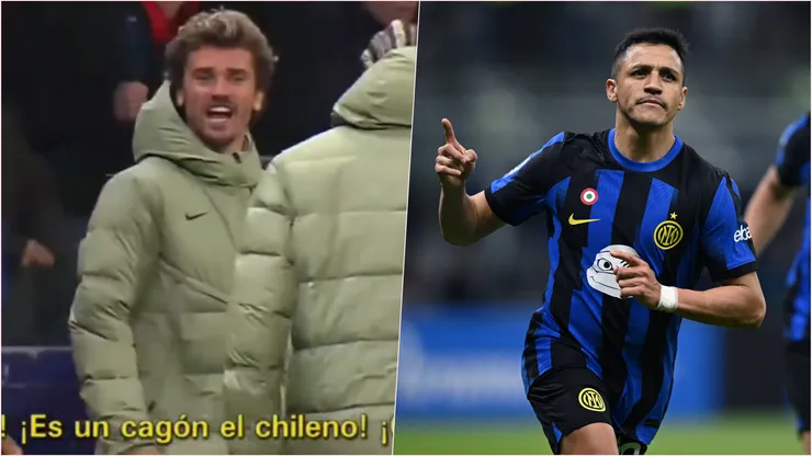 Griezmann se burló de Alexis Sánchez por fallar un penal