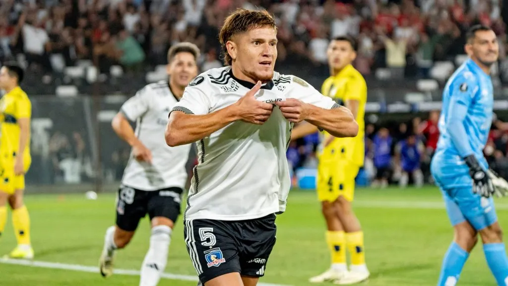 Leonardo Gil abrió la ruta de la clasificación de Colo Colo en Copa Libertadores. Foto: Guille Salazar, RedGol.