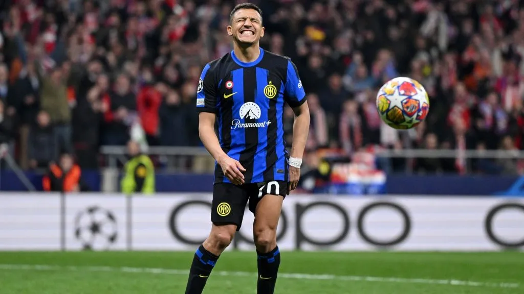 Alexis Sánchez ha sido muy criticado tras fallar su penal en la Champions League. Foto: Getty Images.