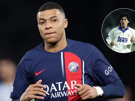 Mbappé sigue la huella de Iván Zamorano en el Real Madrid
