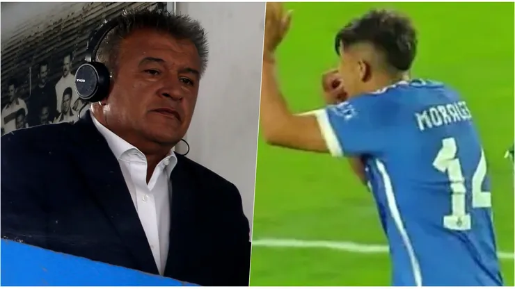 Borghi le respondió al juvenil azul por su polémico gesto.