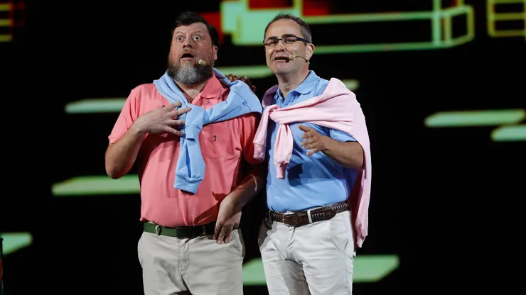 Juan Pablo Flores y Rodrigo Salinas.