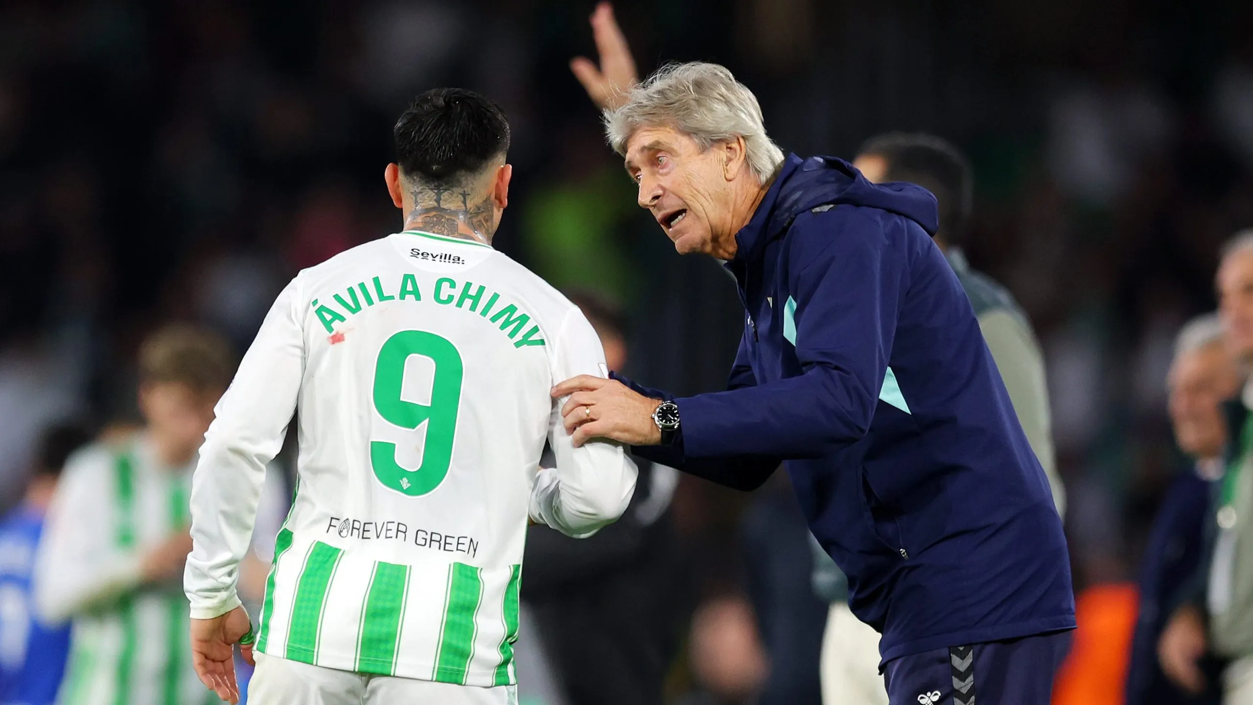 Chimy Ávila y Pellegrini en Real Betis (Getty Images)
