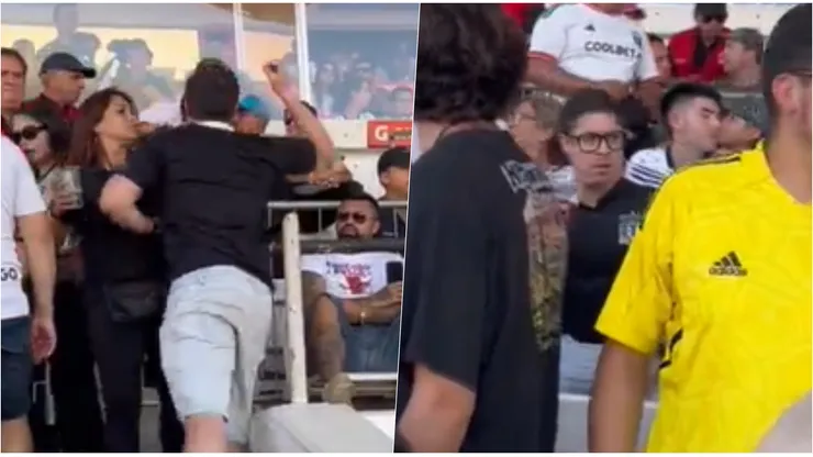 El hincha agresor podría recibir una dura sanción.