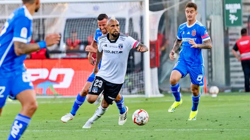 Vidal disparó contra los hinchas azules por sus festejos.