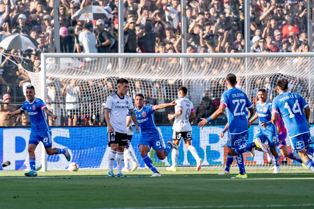 Los azules lograron su tercera victoria en línea tras vencer a Colo Colo en el Superclásico. | Foto: Guillermo Salazar.