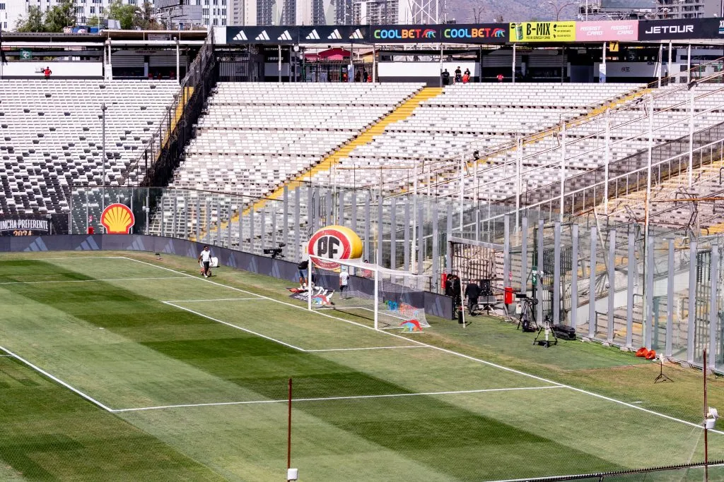 El arco sur del estadio Monumental es el que genera mayor preocupación previo al Superclásico. Foto: Guille Salazar, RedGol.