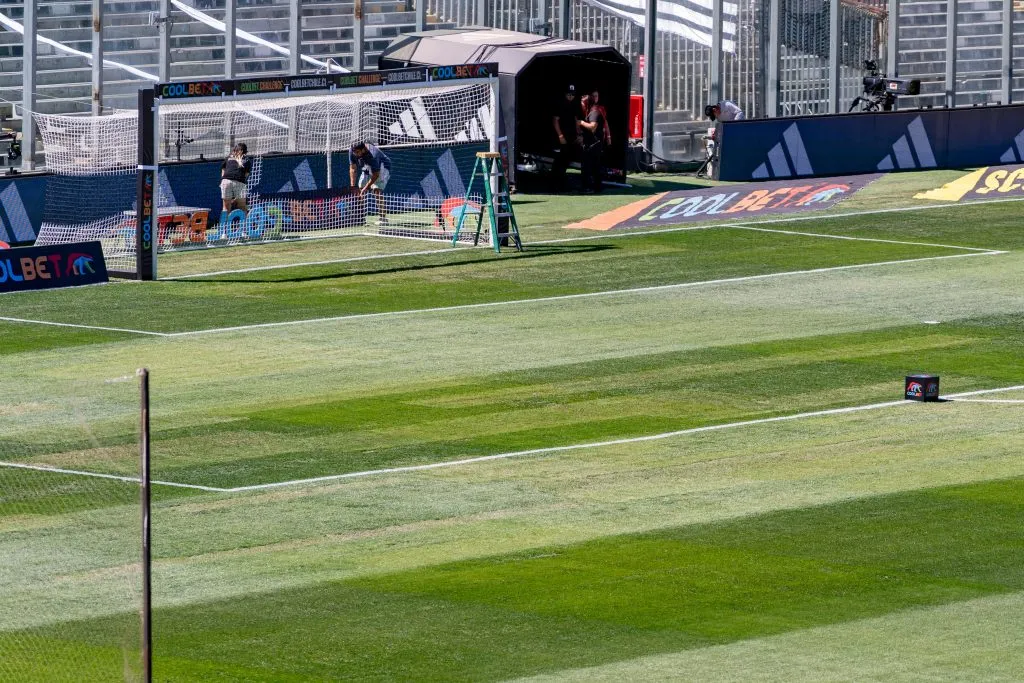 Así luce el arco norte del Monumental. Foto: Guille Salazar, RedGol.