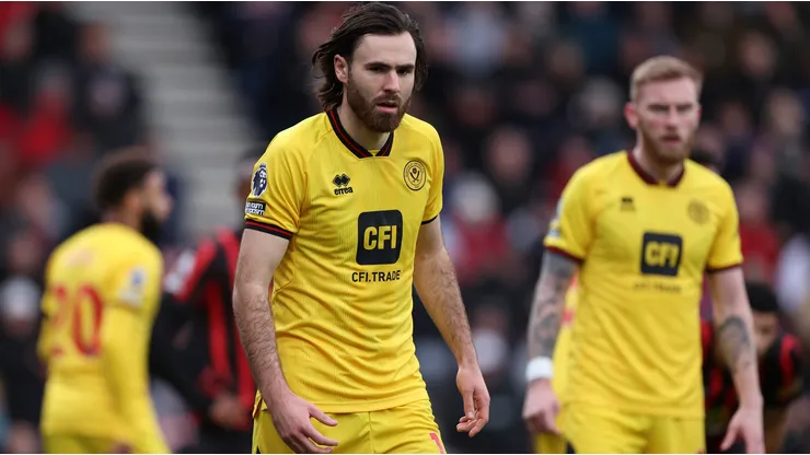 Ben Brereton jugó 80 minutos en empate de Sheffield United ante Bournemouth.