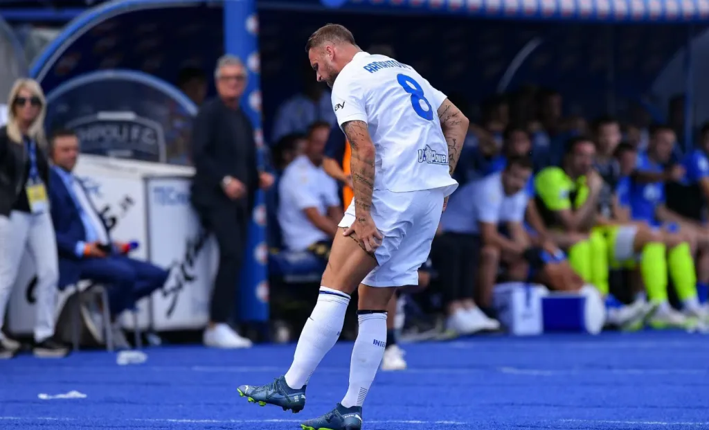 Marko Arnautoviç sufrió una lesión muscular que le traerá problemas al Inter de Milán. (Foto: Getty Images).