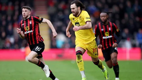 Brereton fue titular en el dulo del Sheffield ante el Bournemouth.