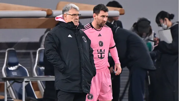 Gerardo Martino y Lionel Messi en el Inter de Miami