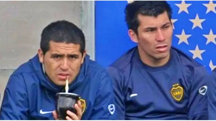Riquelme fue compañero de Gary en Boca Juniors.