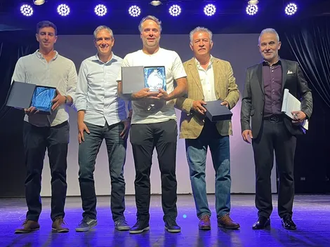 Los "golfistas" Borghi y González son premiados en su comuna