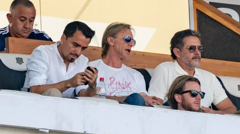 Ricardo Gareca estuvo presente en el duelo de Nacional y Palestino por Copa Libertadores.