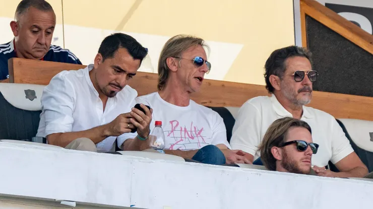 Ricardo Gareca estuvo presente en el duelo de Nacional y Palestino por Copa Libertadores.