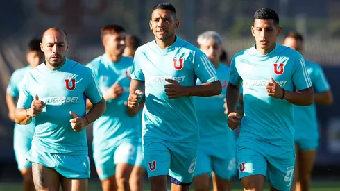 Israel Poblete que terminó golpeado participó de la práctica.