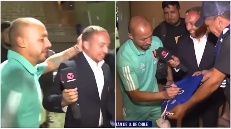 El reencuentro entre los Marcelos Díaz generó una catarata de risas.