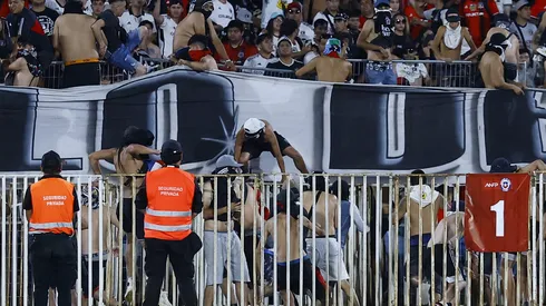 Hinchas de Colo Colo en la Supercopa.