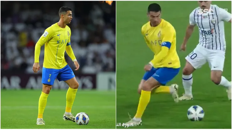 Cristiano Ronaldo quiso emular a Ronaldinho y se equivocó, lo hizo mal.