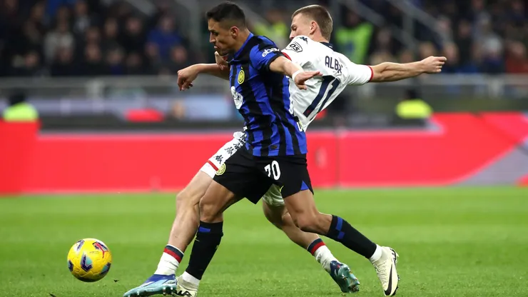 Alexis Sánchez fue la gran figura del partido ante Genoa.