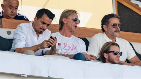 Gareca visitó el Monumental este domingo