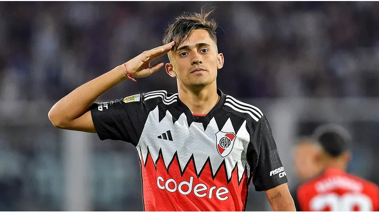 Pablo Solari anotó su tercer gol en línea en River Plate.